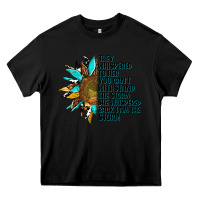 Black sunflower they whispered to her Heavy Core Tee - AdoDesignShop