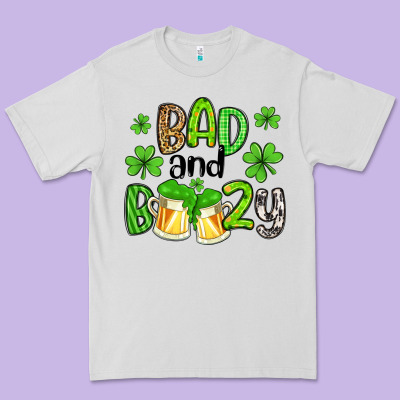 Bad And Boozy Premium Tee Designed By Artiststas