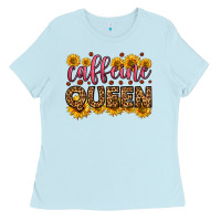 Baby Blue caffeine queen Ladies Tee - HRA Design Shop
