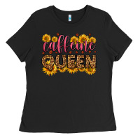 Black caffeine queen Ladies Tee - HRA Design Shop