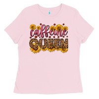 Bubblegum Pink caffeine queen Ladies Tee - HRA Design Shop