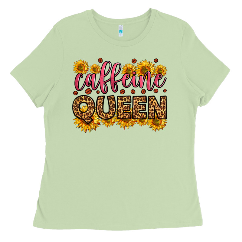 Caffeine Queen Ladies Tee by HRA Design Shop | Teevron