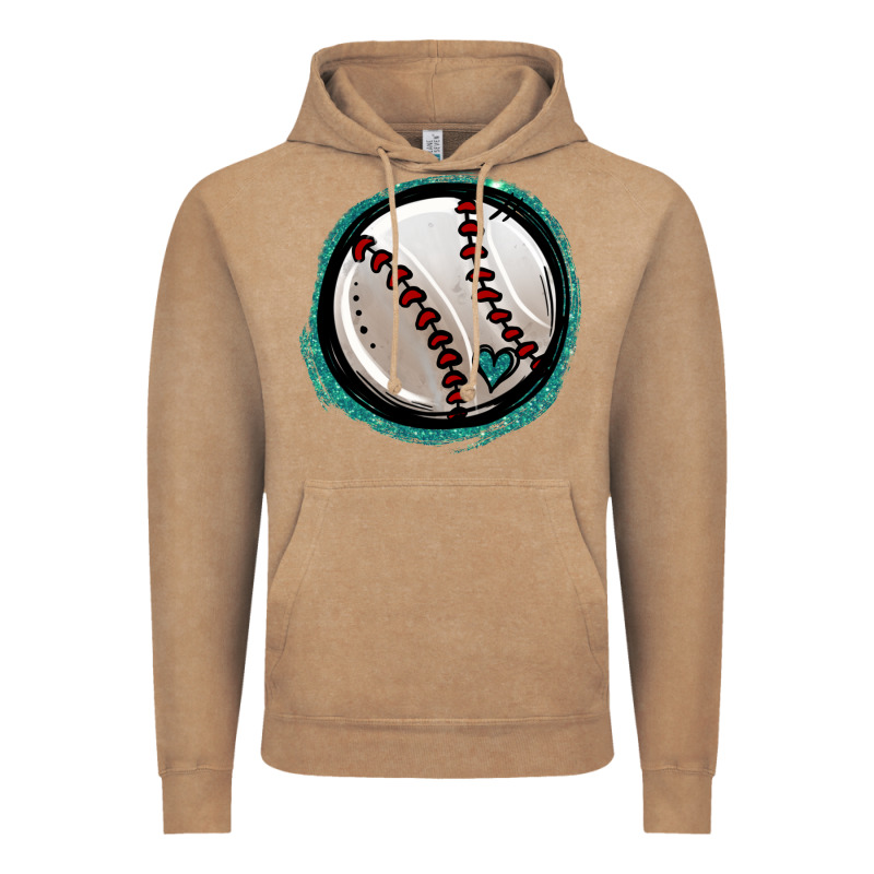 Glitter Baseball Vintage Hoodie by Jasminsmagicworld | Teevron
