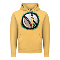 Vintage Mustard glitter baseball Vintage Hoodie - Jasminsmagicworld