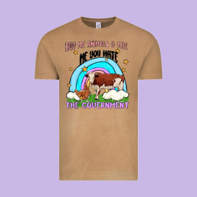 Buy Me Animals Malia Vintage Tee Designed By Maliassmallbusiness