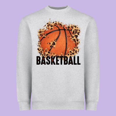 Custom Name Basketball Heavyweight Sweatshirt Designed By Maliassmallbusiness