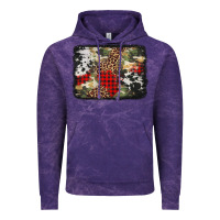 Cloud Purple army cowhide leopard Christmas Vintage Hoodie - Jasminsmagicworld