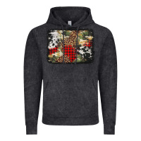 Army Cowhide Leopard Christmas Vintage Hoodie | Teevron