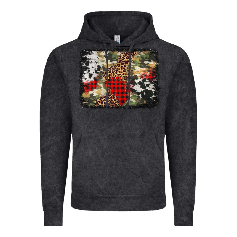 Army Cowhide Leopard Christmas Vintage Hoodie by Jasminsmagicworld | Teevron