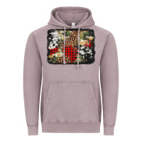 Vintage Zinc army cowhide leopard Christmas Vintage Hoodie - Jasminsmagicworld