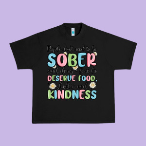People Dont Need To Be Sober And Drugfree To Deserve Food Urban Heavy Tee Designed By Maliassmallbusiness