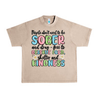 French Oak people dont need to be sober and drugfree to deserve food Urban Heavy Tee - MaliasSmallBusiness