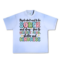 Grape Ice people dont need to be sober and drugfree to deserve food Urban Heavy Tee - MaliasSmallBusiness