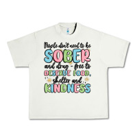 Pistachio people dont need to be sober and drugfree to deserve food Urban Heavy Tee - MaliasSmallBusiness