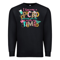 Black i became a cna because your life is worth my time Premium Sweatshirt - CowGirlArtShop