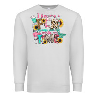 Dove Grey i became a cna because your life is worth my time Premium Sweatshirt - CowGirlArtShop