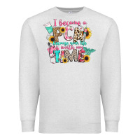 Oatmeal Heather i became a cna because your life is worth my time Premium Sweatshirt - CowGirlArtShop