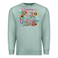 Seafoam i became a cna because your life is worth my time Premium Sweatshirt - CowGirlArtShop