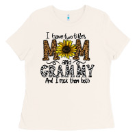 Bone i have two titles mom and grmmh and i rock them both Ladies Tee - CowhideDigitalArt