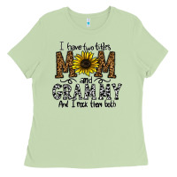 I Have Two Titles Mom And Grmmh And I Rock Them Both Ladies Tee | Teevron