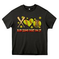 Asphalt rub some dirt on it softball Heavy Core Tee - JahusDesignShop