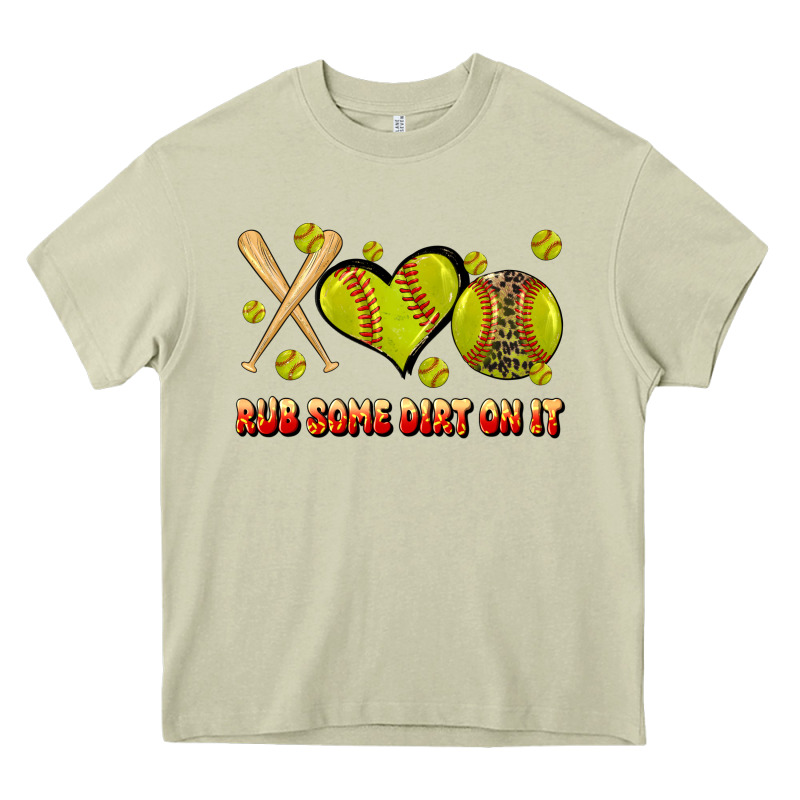 Rub Some Dirt On It Softball Heavy Core Tee by JahusDesignShop | Teevron