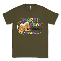 Army Green mardi gras drinking team Classic Tee - MaliasSmallBusiness