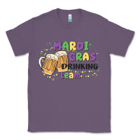Lavender mardi gras drinking team Classic Tee - MaliasSmallBusiness