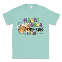 Seafoam mardi gras drinking team Classic Tee - MaliasSmallBusiness