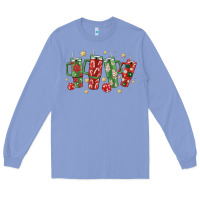 Colony Blue Christmas cups Long Sleeve Tee - MaliasSmallBusiness