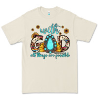 Bone with god all things are possible matthew 19 26 Premium Tee - JahusDesignShop