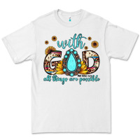 White with god all things are possible matthew 19 26 Premium Tee - JahusDesignShop