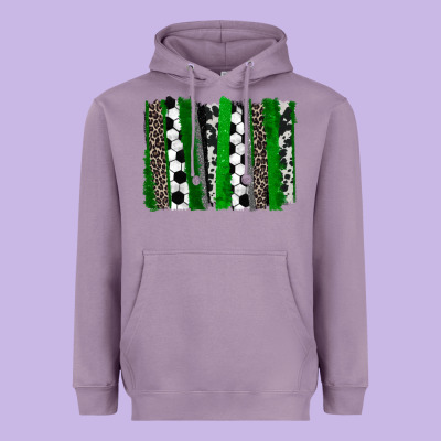 Soccer Brushstroke Heavyweight Hoodie Designed By Howdyjamesfarm
