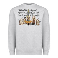 Heather Grey nativity Heavyweight Sweatshirt - MaliasSmallBusiness