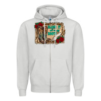 Dove Grey blame it all on my roots Zipper Hoodie - RanaPortraitStore