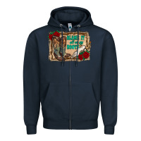 Navy blame it all on my roots Zipper Hoodie - RanaPortraitStore