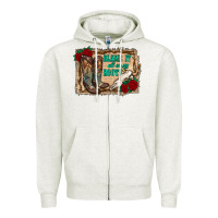 Oatmeal Heather blame it all on my roots Zipper Hoodie - RanaPortraitStore