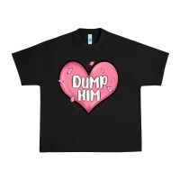 Black dump him valentines day Urban Heavy Tee - MaliasSmallBusiness