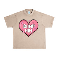 French Oak dump him valentines day Urban Heavy Tee - MaliasSmallBusiness