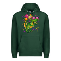 Sports Green birthday t rex pink Premium Hoodie - CowGirlArtShop