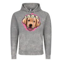 Cloud Rock jack russel floral kopyası Vintage Hoodie - Jasminsmagicworld