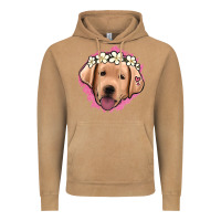 Vintage Camel jack russel floral kopyası Vintage Hoodie - Jasminsmagicworld