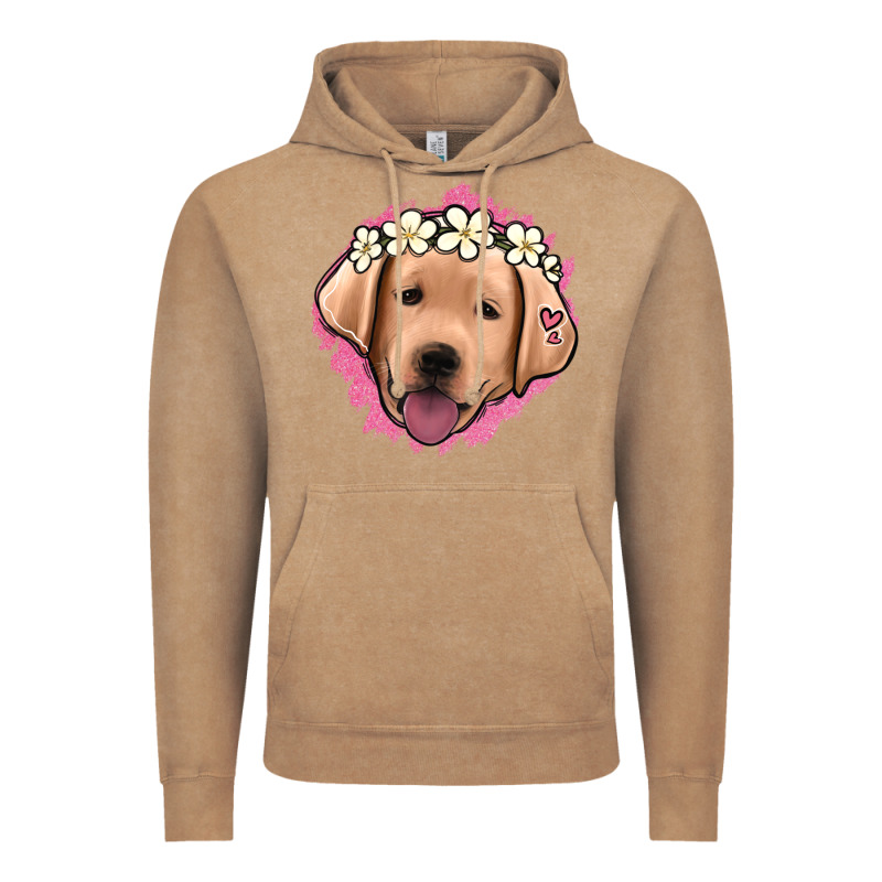 Jack Russel Floral Kopyası Vintage Hoodie by Jasminsmagicworld | Teevron
