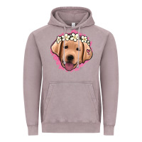 Vintage Zinc jack russel floral kopyası Vintage Hoodie - Jasminsmagicworld