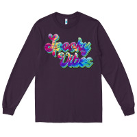 Plum spooky vibes Long Sleeve Tee - JahusDesignShop
