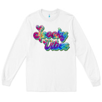 White spooky vibes Long Sleeve Tee - JahusDesignShop
