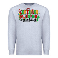 Heather Grey certified nursing assistant Premium Sweatshirt - CowGirlArtShop