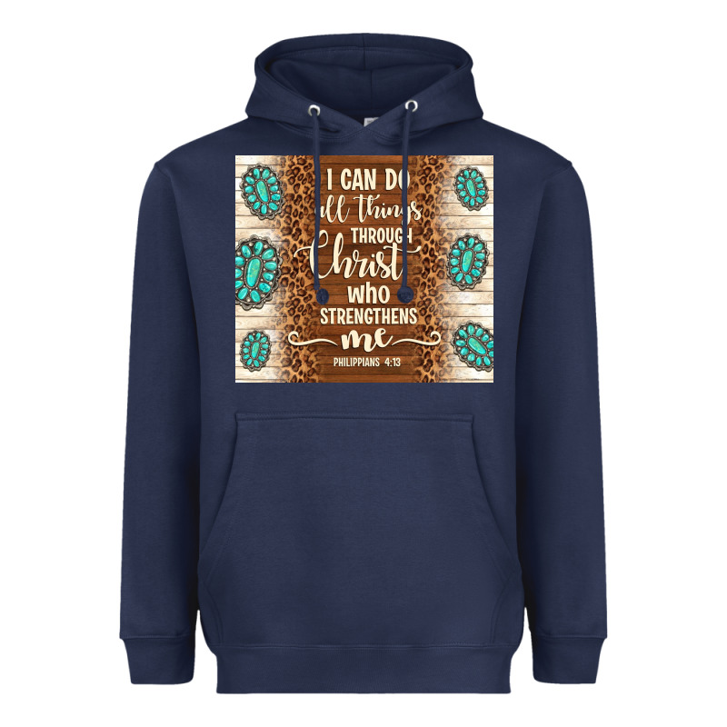 I Can Do All Things Through Christ Who Strengthens Heavyweight Hoodie by TumblerDesignByShophia | Teevron