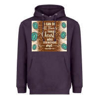 Plum i can do all things through christ who strengthens Heavyweight Hoodie - TumblerDesignByShophia
