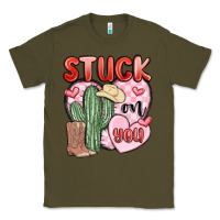 Army Green stuck on you Classic Tee - MaliasSmallBusiness